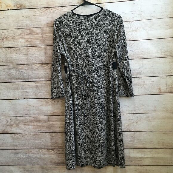 MOTHERHOOD MATERNITY DRESS IN BLACK AND CREAM PRINT‎ - Picture 5 of 6